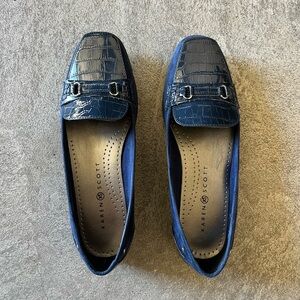 Karen Scott Blue Loafer Flats